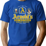 Arnold'S Drive In Restaurant With Owners T-Shirt for Men & Women, T-Shirts Graphic Tee - Blue
