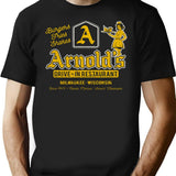 Arnold'S Drive In Worn T-Shirt for Men & Women, T-Shirts Graphic Tee - Black