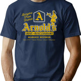 Arnold'S Drive In Worn T-Shirt for Men & Women, T-Shirts Graphic Tee - Navy