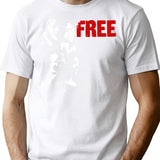 Art Free Funny Gifts Boys Girls Vintage T-Shirt for Men & Women, T-Shirts Graphic Tee - White