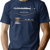 Art Picture Funny Gifts Vintage T-Shirt for Men & Women, T-Shirts Graphic Tee - Navy