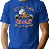 Atomic Ant Gym Worn T-Shirt for Men & Women, T-Shirts Graphic Tee - Blue