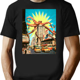 Attack Of The Octopus (In Nyc) T-Shirt for Men & Women, T-Shirts Graphic Tee - Black