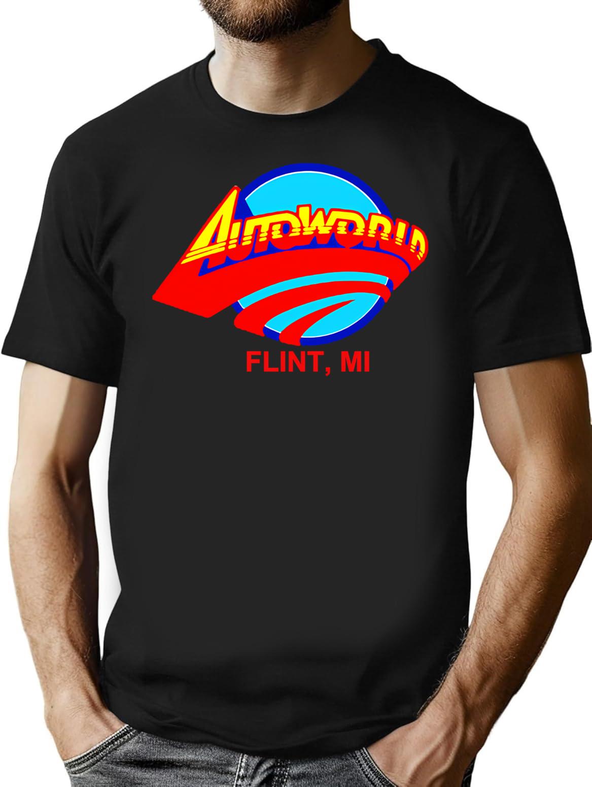 Autoworld T-Shirt for Men & Women, T-Shirts Graphic Tee - Black