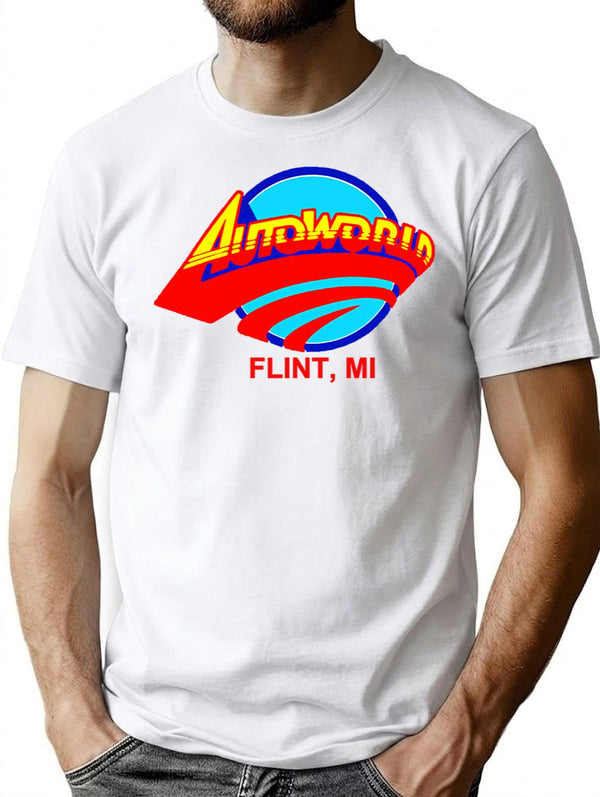 Autoworld T-Shirt for Men & Women, T-Shirts Graphic Tee - White