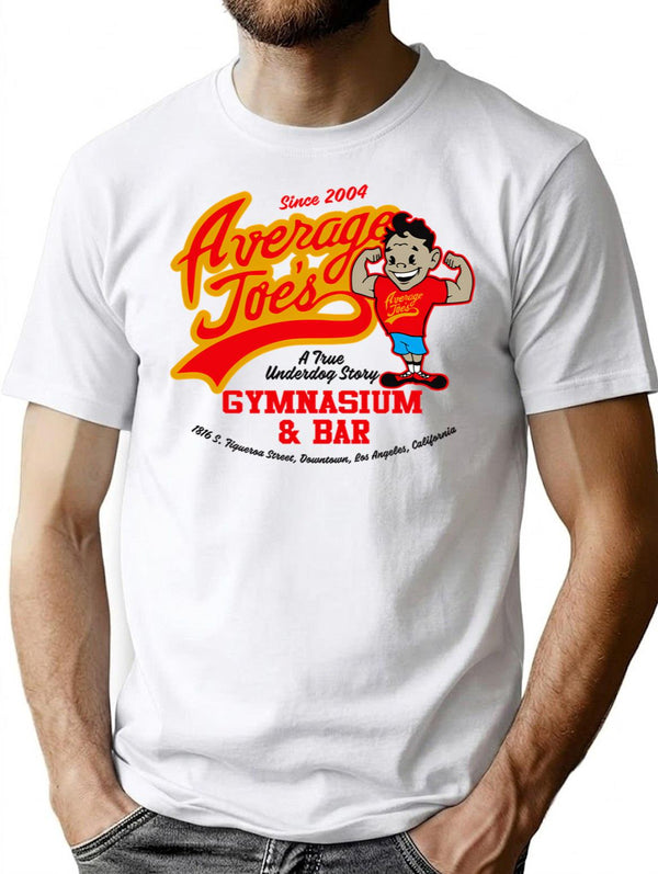Average Joe'S Gymnasium And Bar Lts T-Shirt for Men & Women, T-Shirts Graphic Tee - White