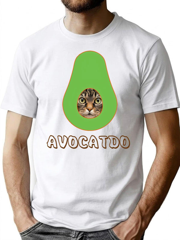 Avocatdo T-Shirt for Men & Women, T-Shirts Graphic Tee - White