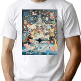 Aya Takano Hommage T-Shirt for Men & Women, T-Shirts Graphic Tee - White