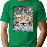 Aya Takano Hommage T-Shirt for Men & Women, T-Shirts Graphic Tee - Green