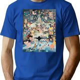 Aya Takano Hommage T-Shirt for Men & Women, T-Shirts Graphic Tee - Blue