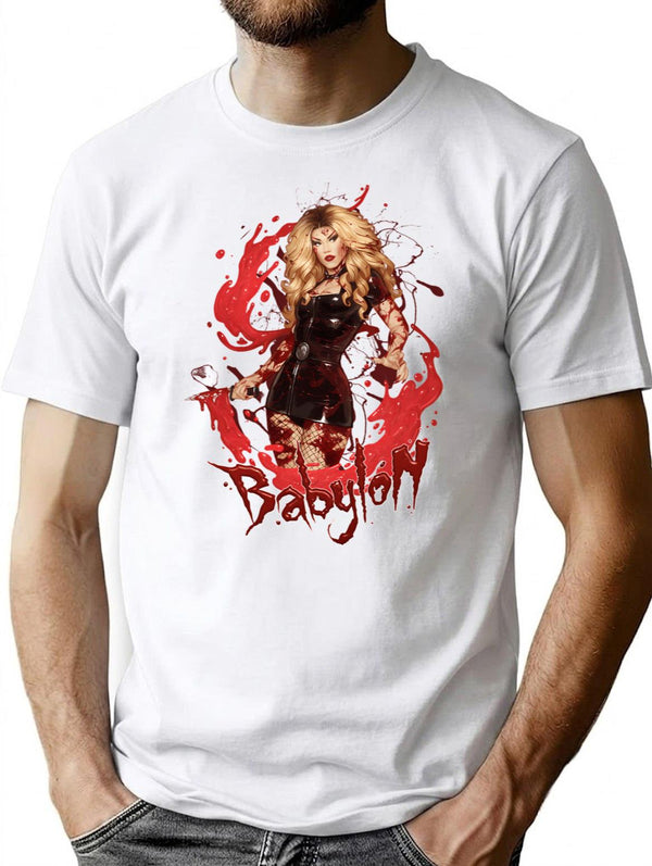 Babylon T-Shirt for Men & Women, T-Shirts Graphic Tee - White