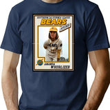 Bad News Bears Baseball Card Amanda Whurlizer T-Shirt for Men & Women, T-Shirts Graphic Tee - Navy