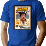 Bad News Bears Baseball Card Coach Buttermaker T-Shirt for Men & Women, T-Shirts Graphic Tee - Blue