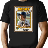 Bad News Bears Baseball Card Kelly Leak T-Shirt for Men & Women, T-Shirts Graphic Tee - Black