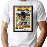 Bad News Bears Baseball Card Kelly Leak T-Shirt for Men & Women, T-Shirts Graphic Tee - White