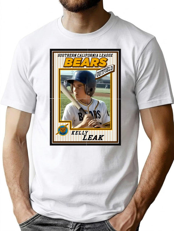 Bad News Bears Baseball Card Kelly Leak T-Shirt for Men & Women, T-Shirts Graphic Tee - White