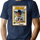 Bad News Bears Baseball Card Kelly Leak T-Shirt for Men & Women, T-Shirts Graphic Tee - Navy