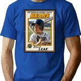 Bad News Bears Baseball Card Kelly Leak T-Shirt for Men & Women, T-Shirts Graphic Tee - Blue