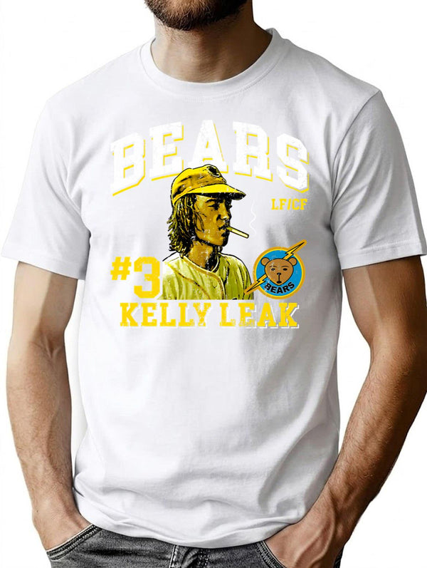 Bad News Bears Baseball Kelly Leak V2 T-Shirt for Men & Women, T-Shirts Graphic Tee - White