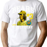 Bad News Bears Baseball Kelly Leak T-Shirt for Men & Women, T-Shirts Graphic Tee - White