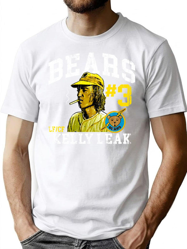 Bad News Bears Baseball Kelly Leak T-Shirt for Men & Women, T-Shirts Graphic Tee - White