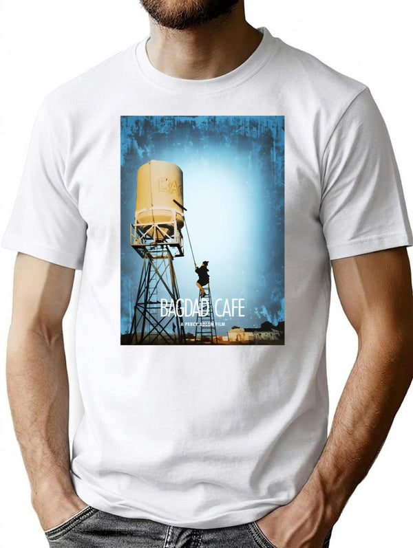 Bagdad Cafe T-Shirt for Men & Women, T-Shirts Graphic Tee - White