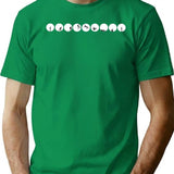 Ball Man T-Shirt for Men & Women, T-Shirts Graphic Tee - Green