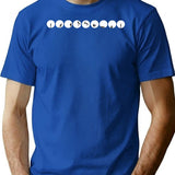 Ball Man T-Shirt for Men & Women, T-Shirts Graphic Tee - Blue