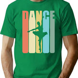 Ballet Dancing Dance T-Shirt for Men & Women, T-Shirts Graphic Tee - Green