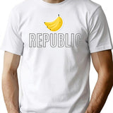 Banana Republic T-Shirt for Men & Women, T-Shirts Graphic Tee - White