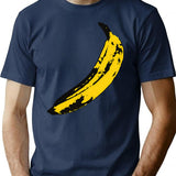 Banana T-Shirt for Men & Women, T-Shirts Graphic Tee - Navy