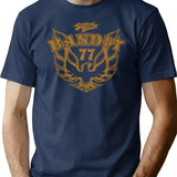 Bandit Eagle T-Shirt for Men & Women, T-Shirts Graphic Tee - Navy