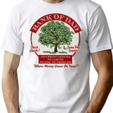Bank Of Dad T-Shirt for Men & Women, T-Shirts Graphic Tee - White