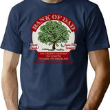 Bank Of Dad T-Shirt for Men & Women, T-Shirts Graphic Tee - Navy