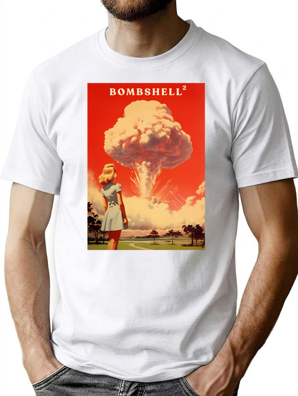 Barbenheimer 2023 (5) T-Shirt for Men & Women, T-Shirts Graphic Tee - White