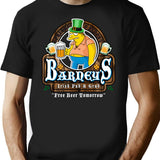 Barney'S Irish Pub And Grub T-Shirt for Men & Women, T-Shirts Graphic Tee - Black