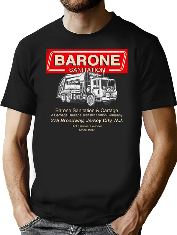 Barone Sanitation Dks T-Shirt for Men & Women, T-Shirts Graphic Tee - Black