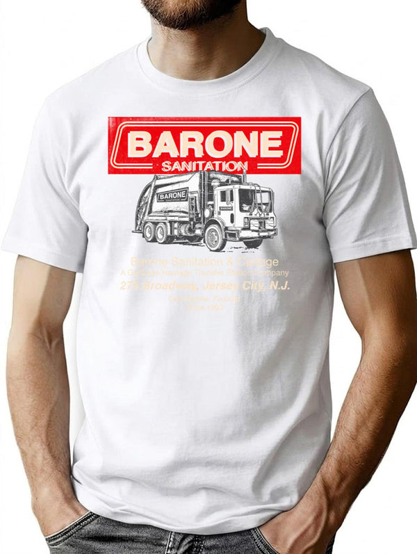 Barone Sanitation Dks T-Shirt for Men & Women, T-Shirts Graphic Tee - White