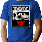 Basket Case Tshirt 80S Horror Movie Vhs Cover T-Shirt for Men & Women, T-Shirts Graphic Tee - Blue
