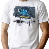 Bates Motel Sign T-Shirt for Men & Women, T-Shirts Graphic Tee - White