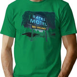 Bates Motel Sign T-Shirt for Men & Women, T-Shirts Graphic Tee - Green