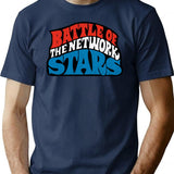 Battle Of The Network Stars Worn T-Shirt for Men & Women, T-Shirts Graphic Tee - Navy