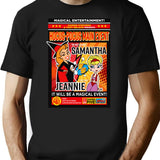 Battle Samantha Vs Jeannie Magic Event T-Shirt for Men & Women, T-Shirts Graphic Tee - Black
