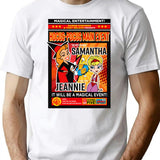Battle Samantha Vs Jeannie Magic Event T-Shirt for Men & Women, T-Shirts Graphic Tee - White