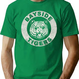 Bayside Tigers Worn Dks T-Shirt for Men & Women, T-Shirts Graphic Tee - Green