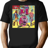 Beautiful Art T-Shirt for Men & Women, T-Shirts Graphic Tee - Black