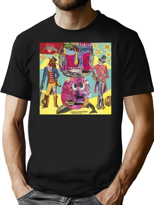 Beautiful Art T-Shirt for Men & Women, T-Shirts Graphic Tee - Black
