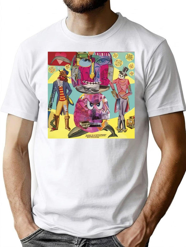 Beautiful Art T-Shirt for Men & Women, T-Shirts Graphic Tee - White