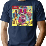 Beautiful Art T-Shirt for Men & Women, T-Shirts Graphic Tee - Navy