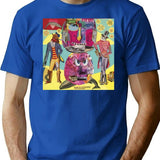 Beautiful Art T-Shirt for Men & Women, T-Shirts Graphic Tee - Blue